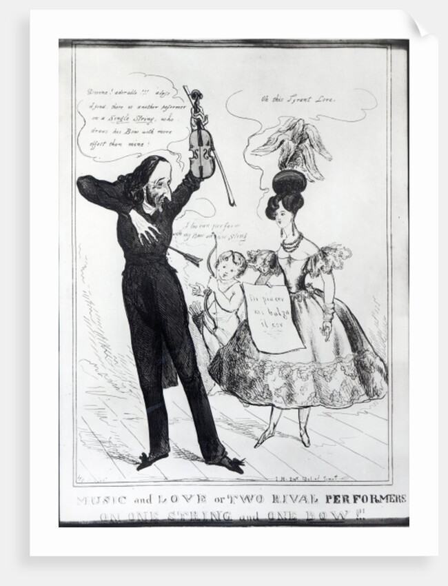 Music and Love or Two Rival Performers on one String and one Bow by English School