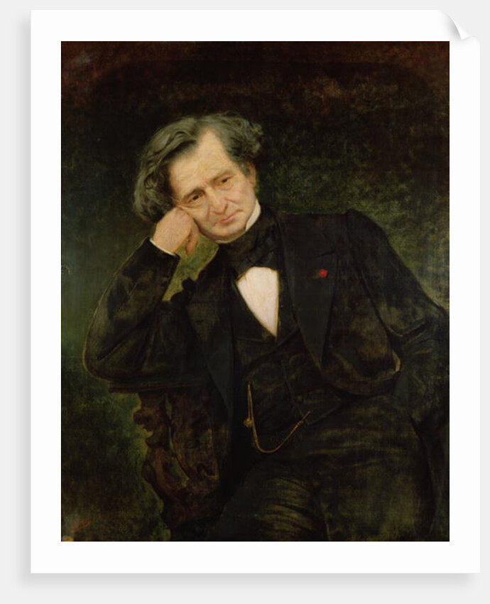 Portrait of Hector Berlioz by Achille Peretti