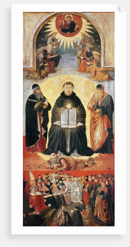 The Triumph of St. Thomas Aquinas by Benozzo di Lese di Sandro Gozzoli