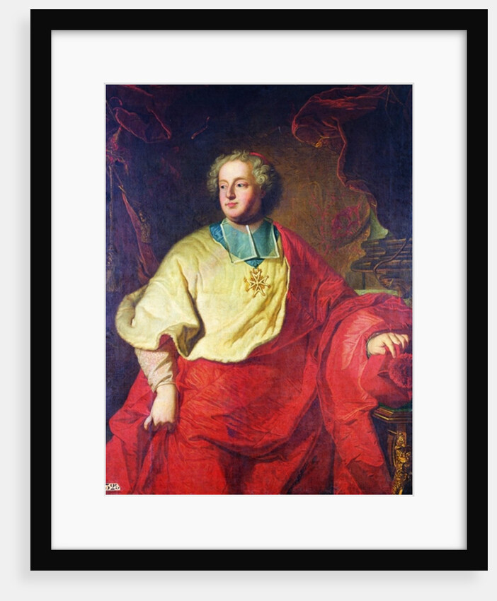 Portrait of Armand Gaston Maximilien de Rohan Bishop of Strasbourg by Hyacinthe Rigaud