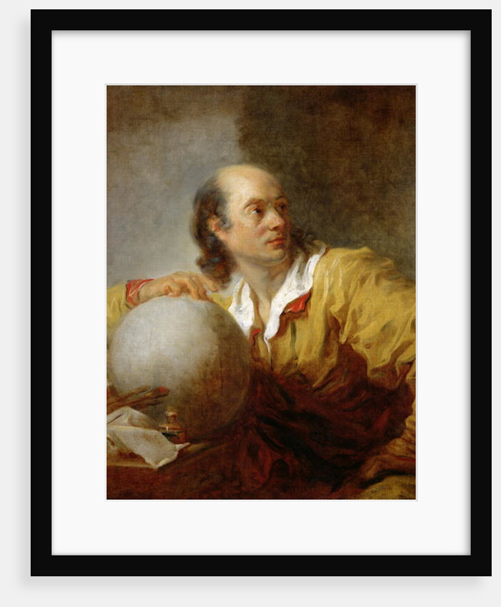 Joseph-Jerome Lefrancois Lalande by Jean-Honore Fragonard