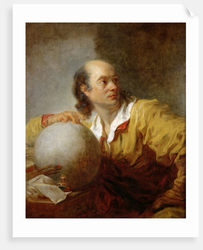 Joseph-Jerome Lefrancois Lalande by Jean-Honore Fragonard