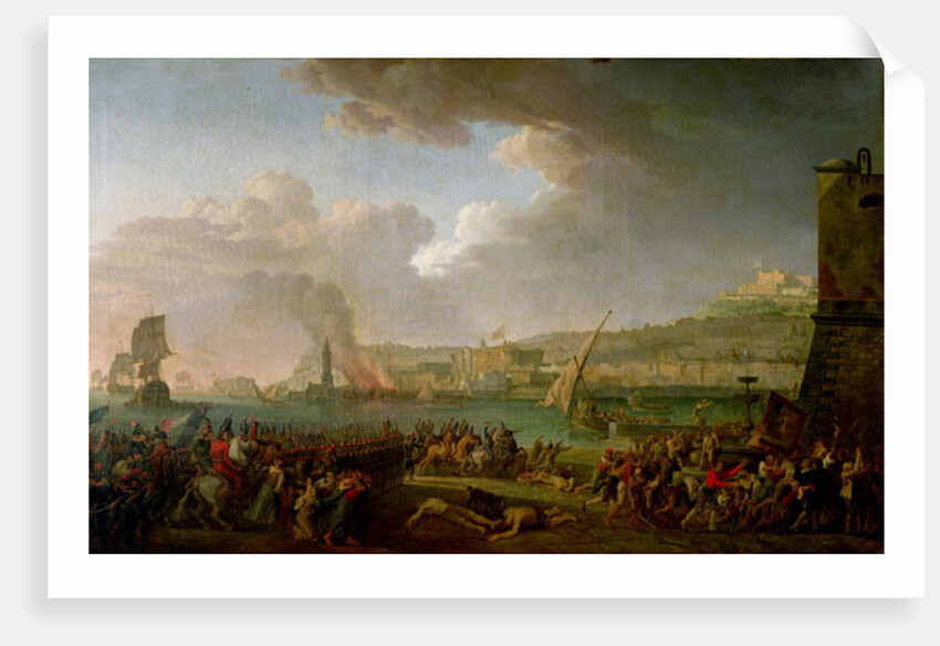 The French Army Entering Naples Under the Command of General Championnet 21st January 1799, 1799 by Jean Jacques Francois Taurel