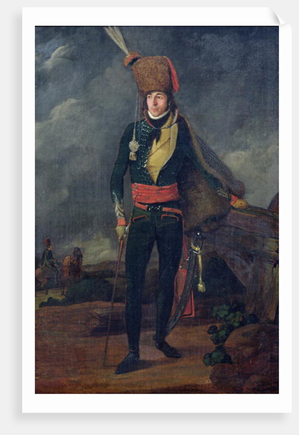 Lieutenant of the 8th Hussars by French School