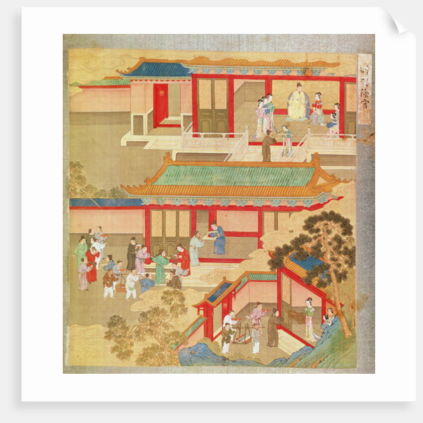 Emperor Hsuan Tsung at home by School Chinese