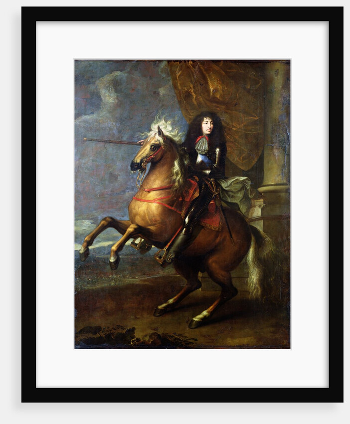 Equestrian Portrait of Louis XIV c.1668 by Charles Le Brun
