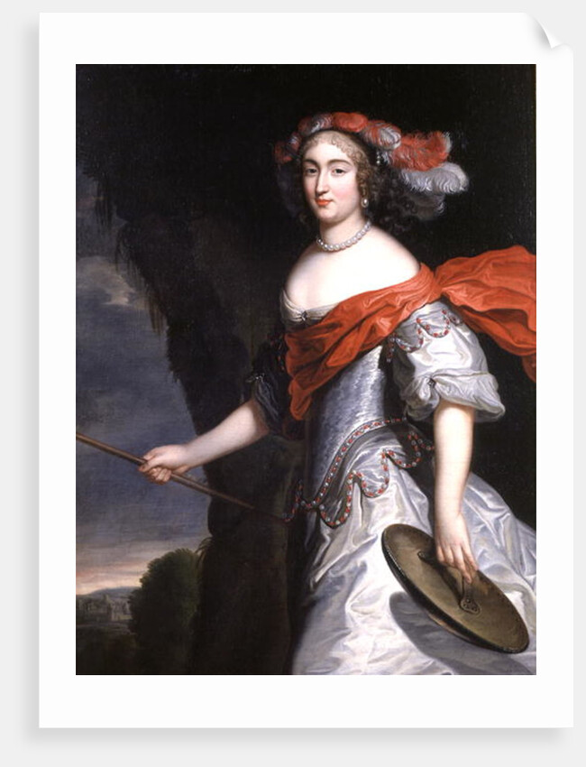 Portrait presumed to be Anne-Marie-Louise of Orleans, Duchess of Monpensier, La Grande Mademoiselle, c.1660 by Charles Beaubrun