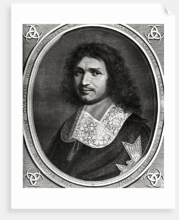 Portrait of Jean Baptiste Colbert by Robert Nanteuil
