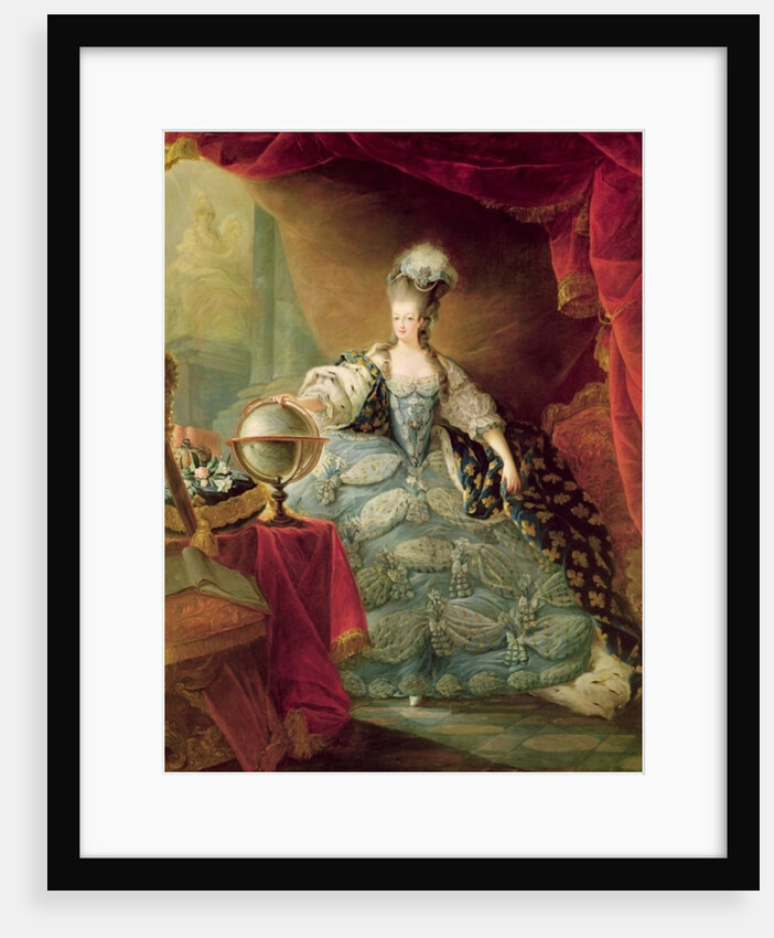 Portrait of Marie Antoinette Queen of France, 1775 by Jean-Baptiste Andre Gautier D'Agoty