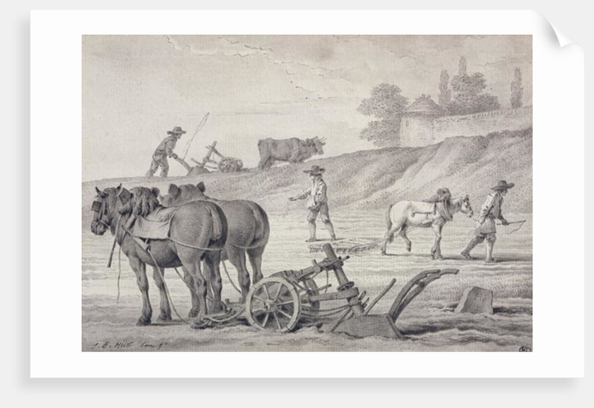 Ploughing the Fields by Jean-Baptiste Huet