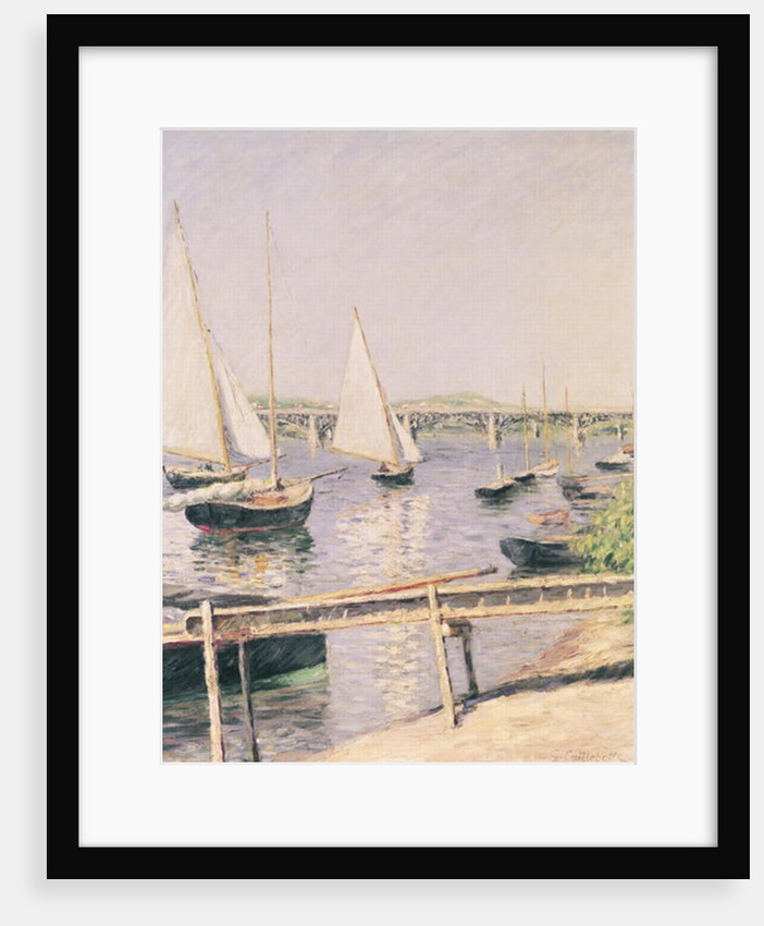 Sailing boats at Argenteuil, c.1888 by Gustave Caillebotte