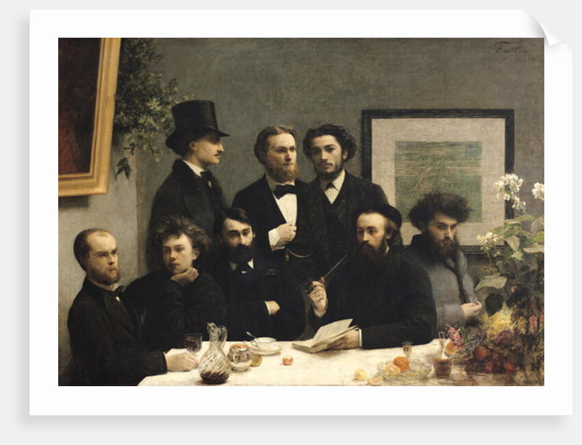 A Corner of the Table, 1872 by Ignace Henri Jean Fantin-Latour