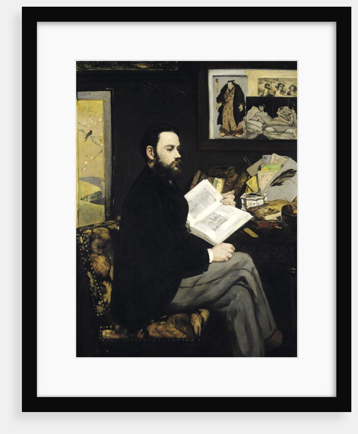 Emile Zola, 1868 by Edouard Manet