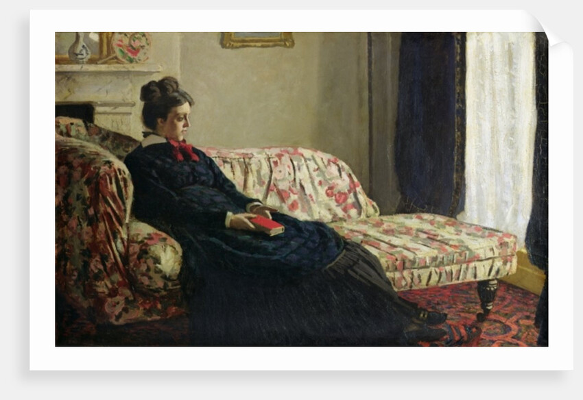 Meditation, or Madame Monet on the Sofa, c.1871 by Claude Monet
