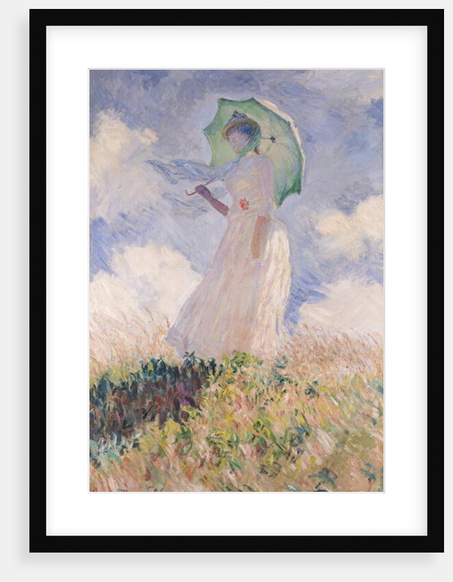 Woman with Parasol turned to the Left, 1886 by Claude Monet