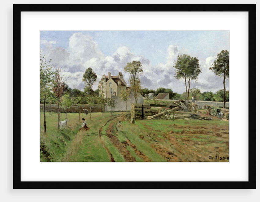 Landscape, Louveciennes, c.1872 by Camille Pissarro