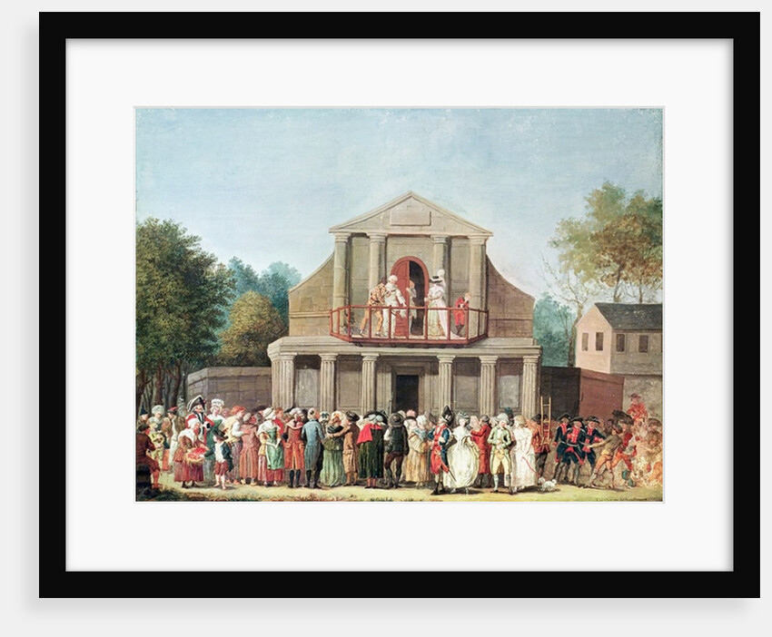 Theatrical Performance at the Saint-Laurent Fair, 1786 by French School