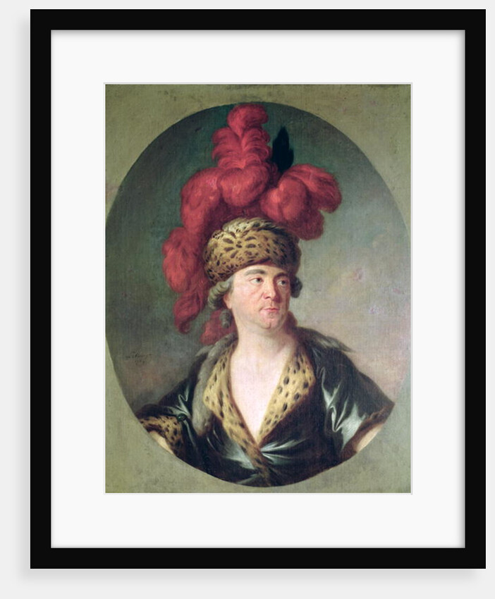 The Actor Lekain in the Role of Genghis Khan, in the Opera 'L'Orphelin de Chine' by Voltaire, 1769 by Simon Bernard Le Noir