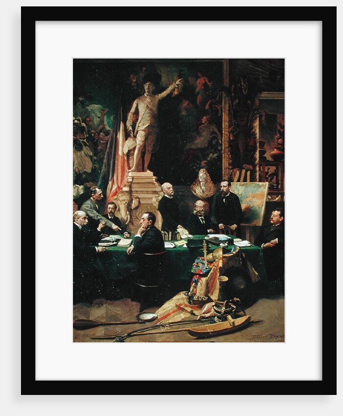 The Colonial Delegates and Jules Ferry 1892 by Felix Elie Regamey
