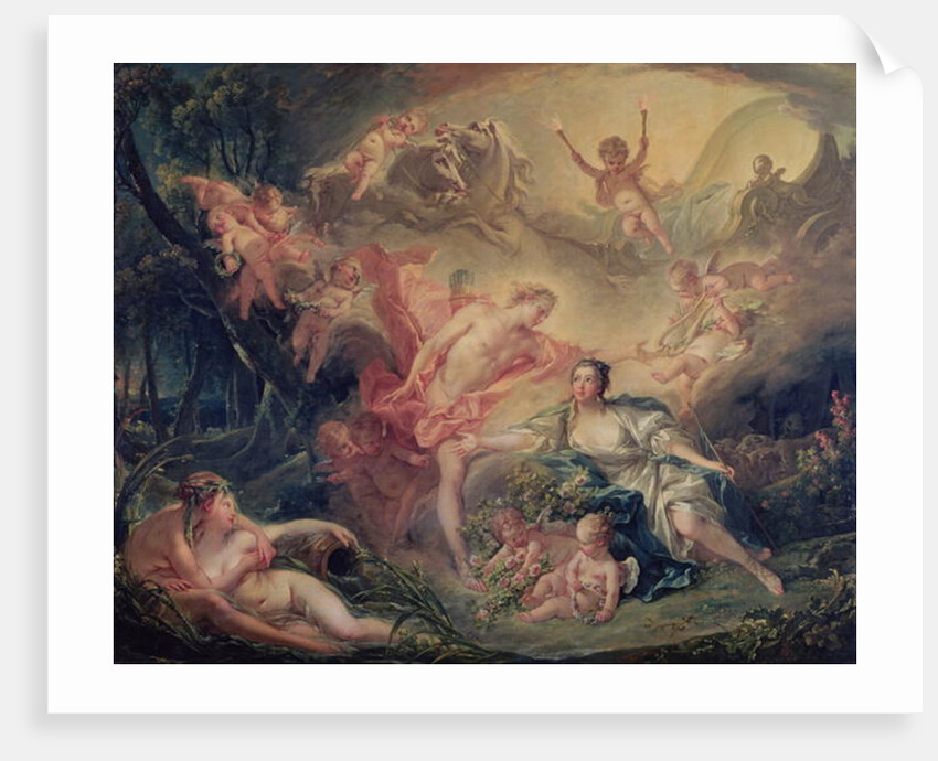 Apollo Revealing his Divinity to the Shepherdess Isse, 1750 by Francois Boucher