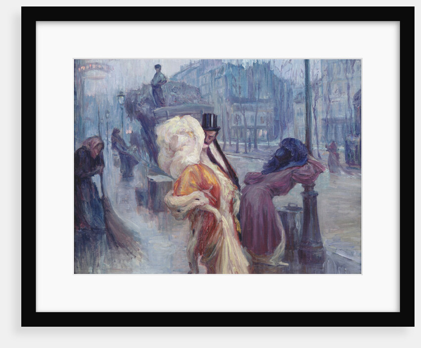 Dawn, Leaving the Restaurant in Montmartre, 1906 by Georges Redon