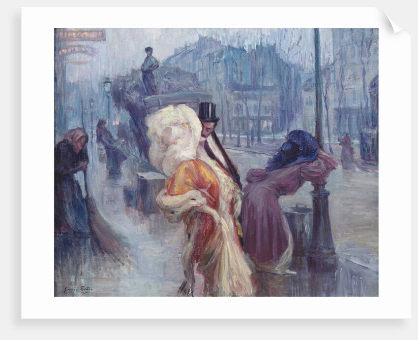 Dawn, Leaving the Restaurant in Montmartre, 1906 by Georges Redon