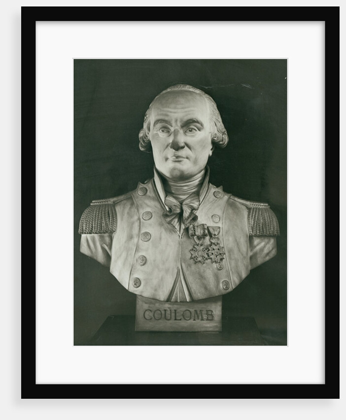 Bust of Charles de Coulomb by Joseph Marius Ramus