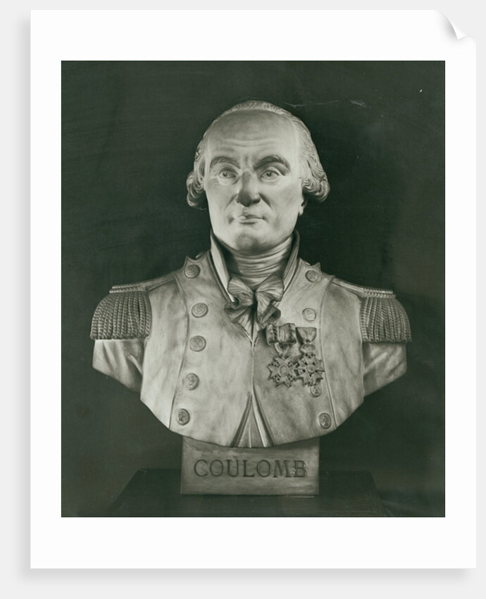 Bust of Charles de Coulomb by Joseph Marius Ramus