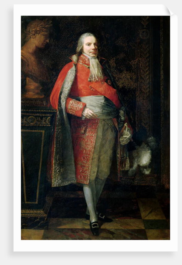 Portrait of Charles Maurice de Talleyrand-Perigord 1807 by Pierre-Paul Prud'hon