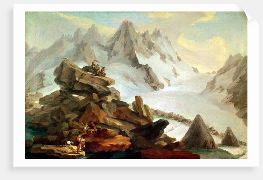 The Mountains at Lauteraar, 1776 by Caspar Wolf