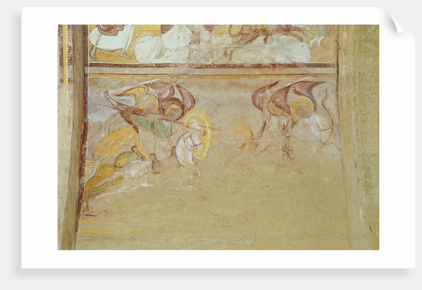 St. Michael and the Angels Fighting the Dragon by French School