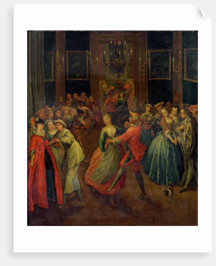 The Costume Ball by Henri J. van Blarenberghe