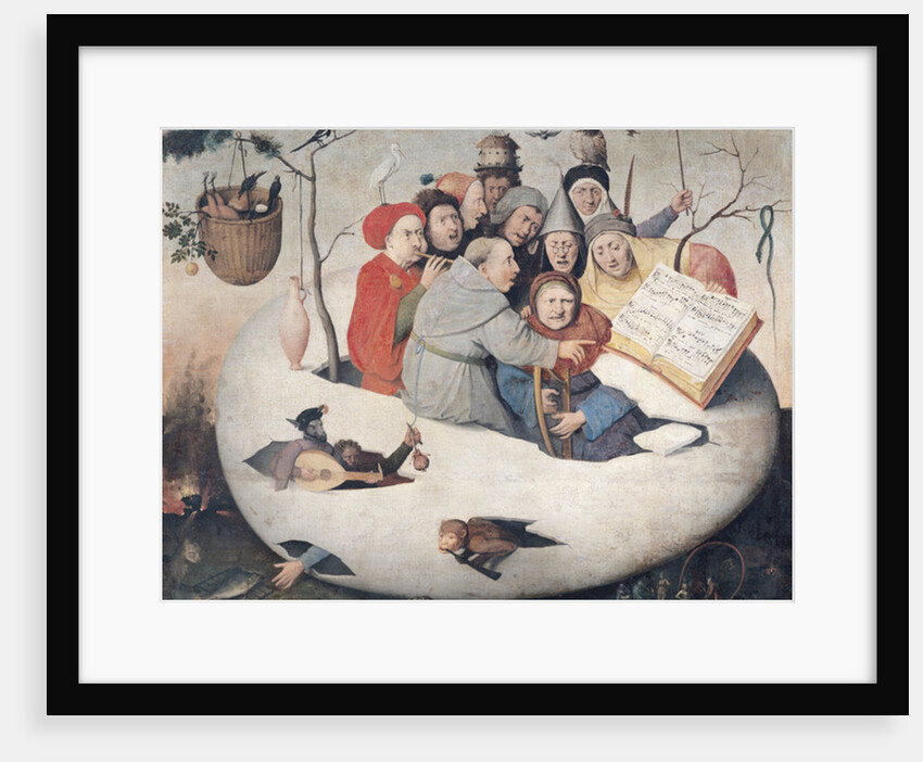 The Concert in the Egg, c.1475-1480 by Hieronymus Bosch