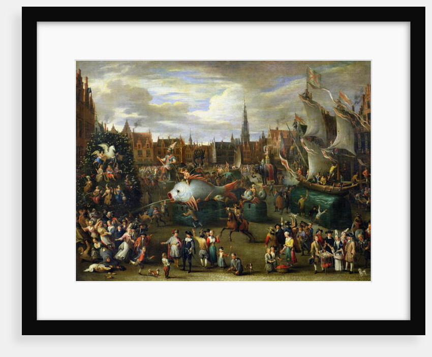 A Festival at Antwerp by Alexander van Bredael