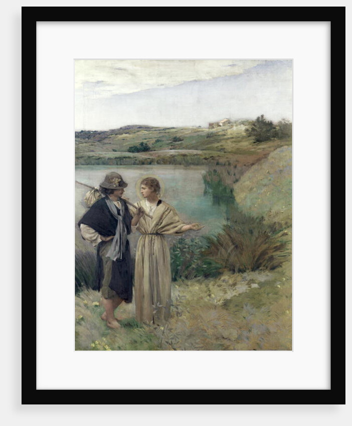 Tobias and the Archangel Raphael by Jean-Charles Cazin