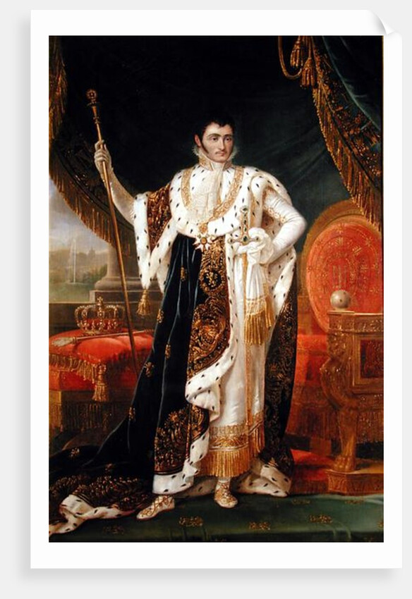 Portrait of Jerome Bonaparte King of Westphalia by Francois Josephe Kinson
