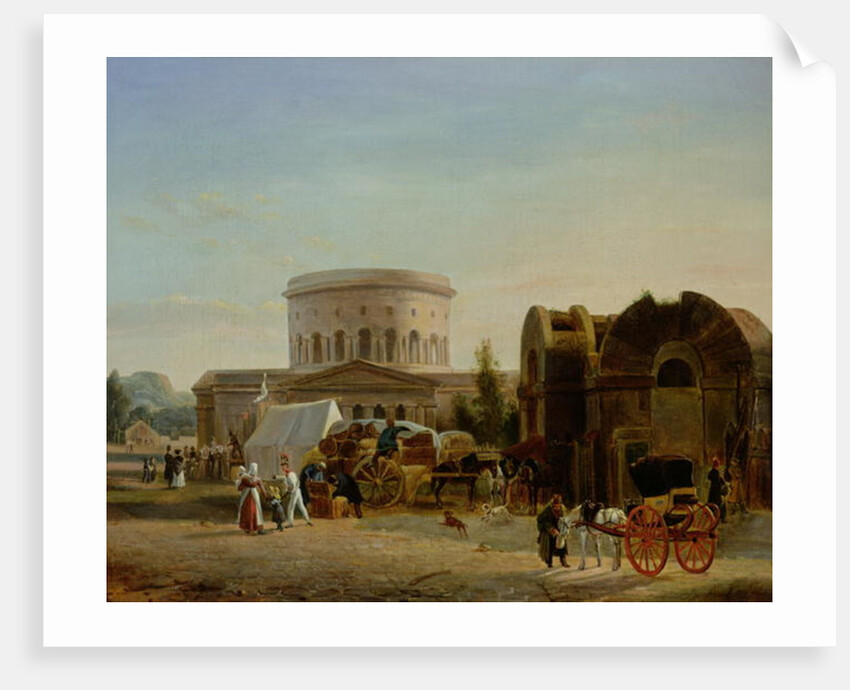 The Barrier at La Villette by Bernard Edouard Swebach