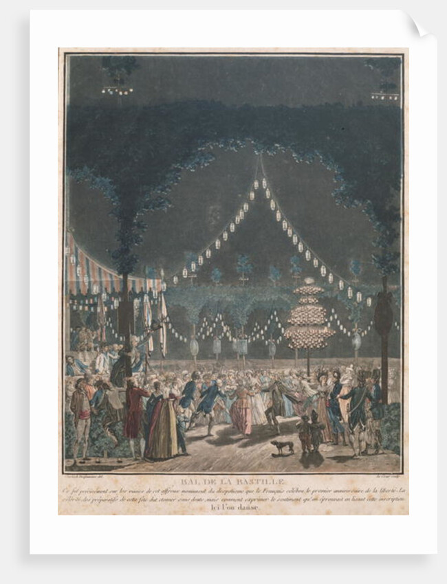 The Bastille Ball by Jacques Francois Joseph Swebach