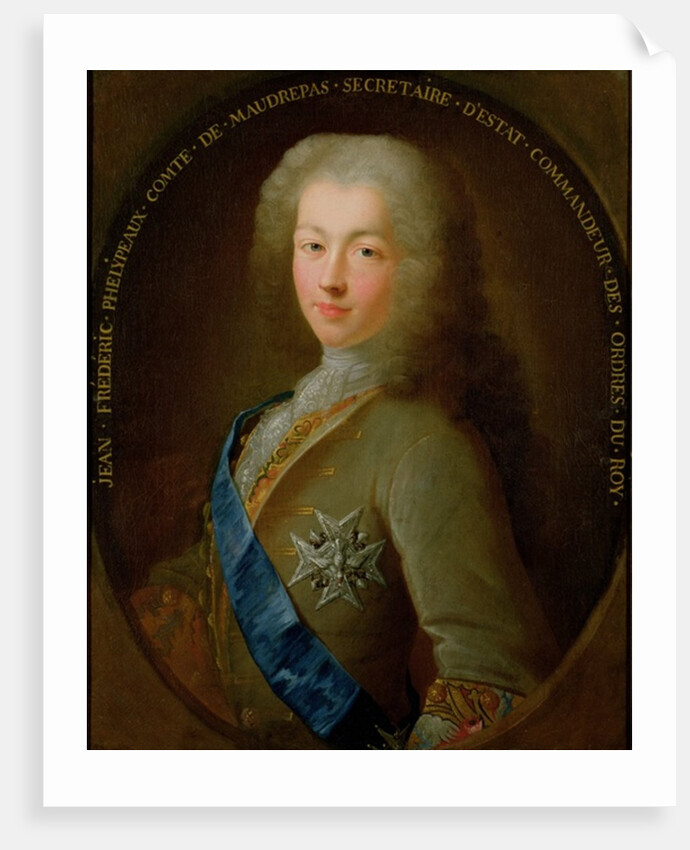 Portrait of Jean Frederic Phelypeaux Count of Maurepas by French School