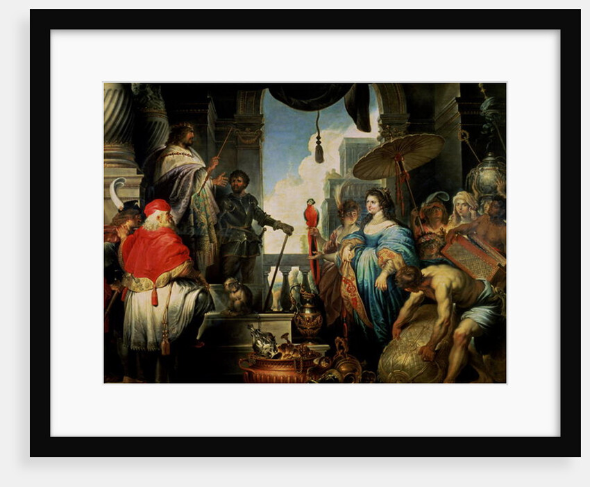 Solomon and the Queen of Sheba by Erasmus II Quellinus