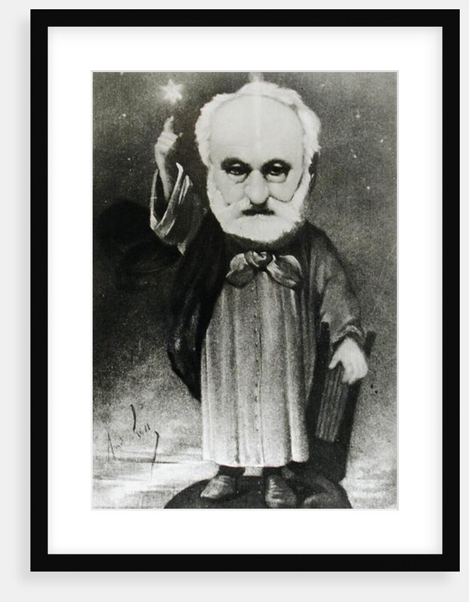 Caricature of Victor Hugo as a Magician by Andre Gill