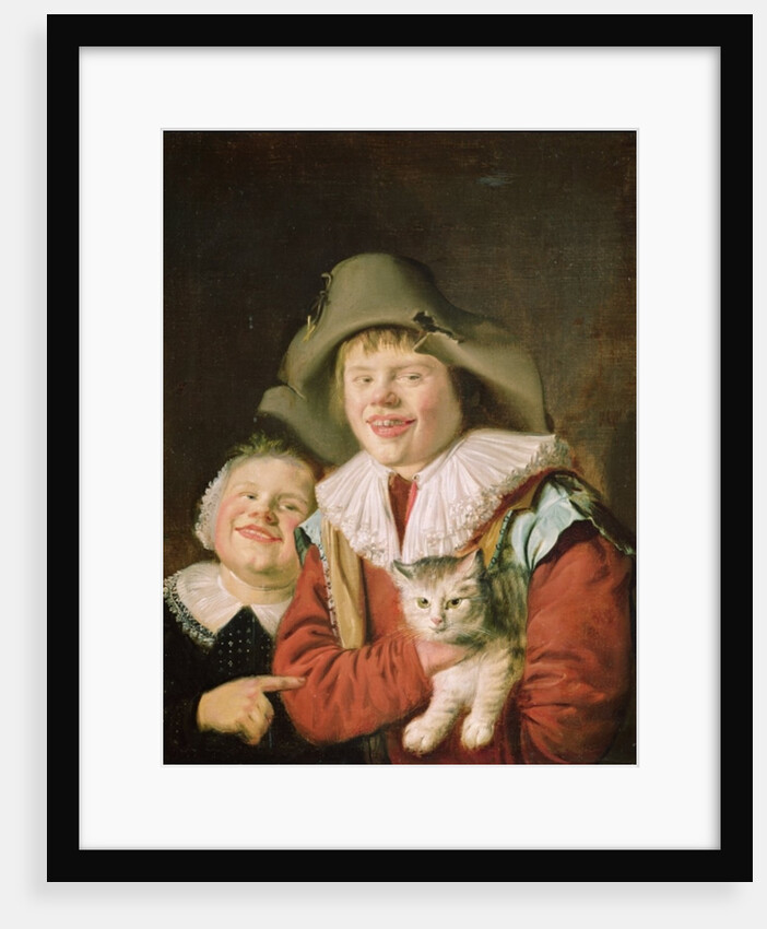 Children Playing with a Cat by Jan Miense Molenaer