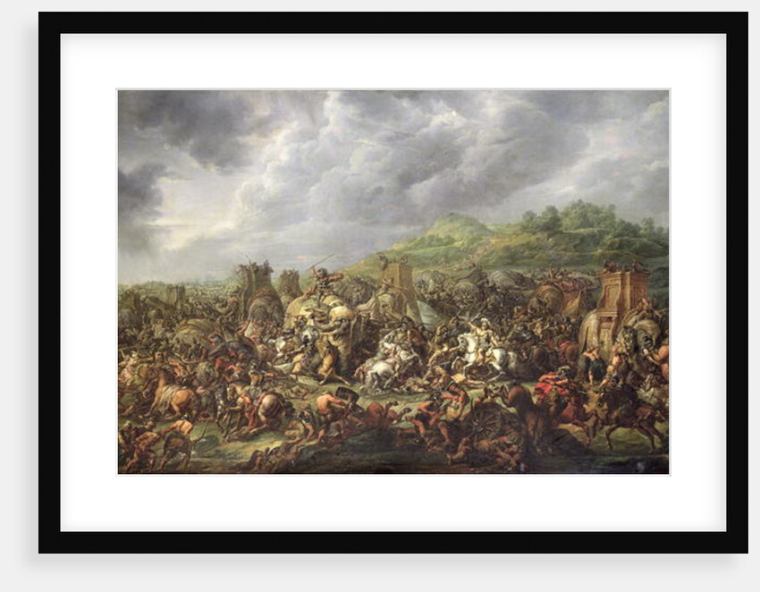 The Defeat of Porus by Alexander the Great 327 BC by Francois Louis Joseph Watteau