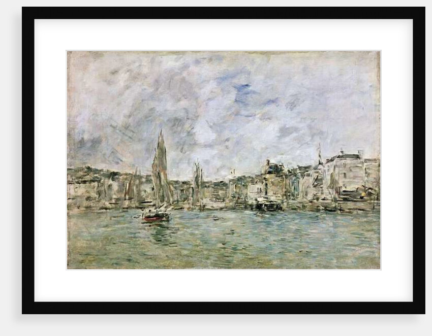 The Port at Honfleur, 1896 by Eugene Louis Boudin
