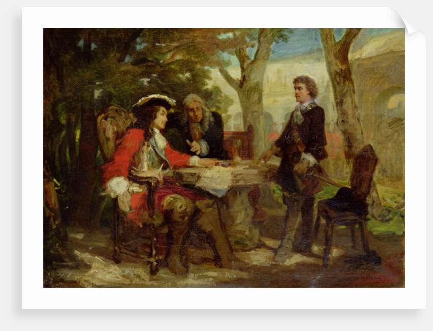 Meeting between Jean Cavalier and Claude Louis Hector Duke of Villars by Jules Salles-Wagner