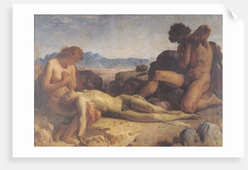 Adam and Eve finding the body of Abel by Leon Joseph Florentin Bonnat