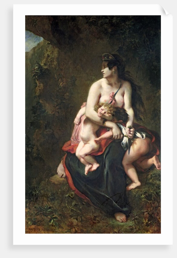 Medea, 1838 by Ferdinand Victor Eugene Delacroix