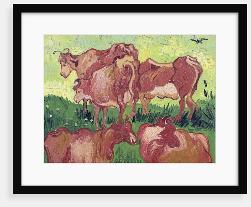 Cows, 1890 by Vincent van Gogh