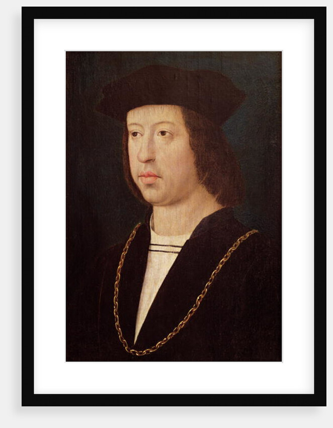Portrait of Ferdinand II King of Spain by Master of the Legend of St. Madeleine