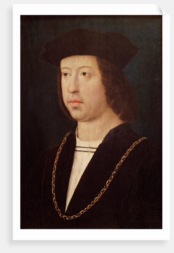 Portrait of Ferdinand II King of Spain by Master of the Legend of St. Madeleine
